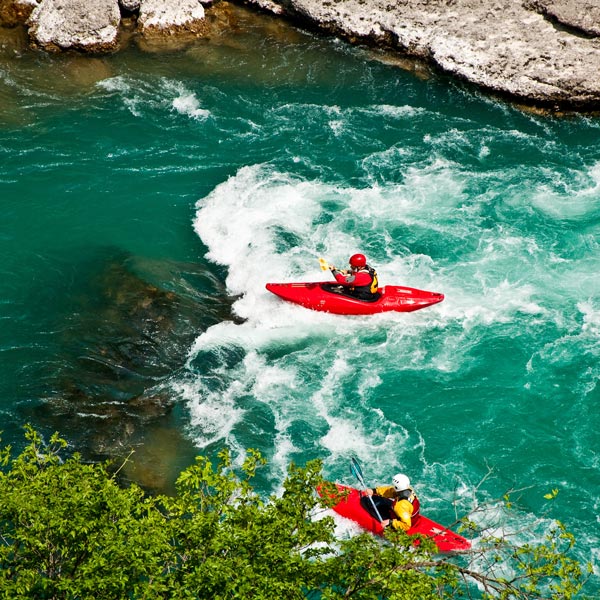 Whitewater rafting in Bigfork.